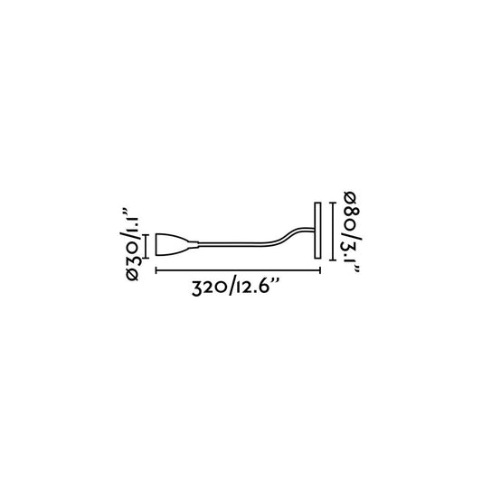 Aplique moderno 2077 – vista 2 · Ref. 40996