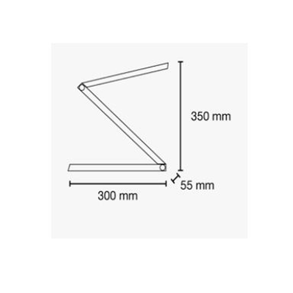 Flexo LED con 240 lúmenes ideal para mesa de estudio o despacho
