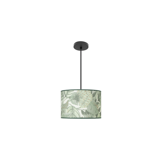 Lámpara Colgante Moda 30 cm Pantalla Textil Fabrilamp - vista principal | Fabrilamp / Abrila · Ref. 212493019