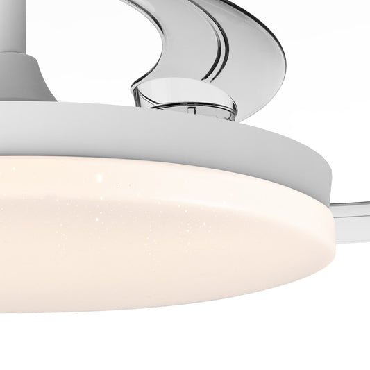 Night Eco Brilli fabricado en Hierro y ABS color Blanco