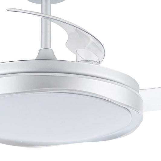 Ventilador Oku fabricado en Acero color Plata