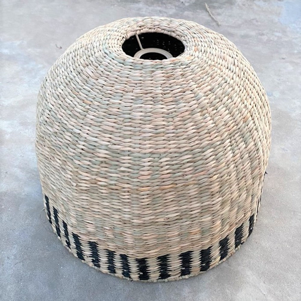 Lámpara colgante de algas natural ideal para salón estilo boho chic