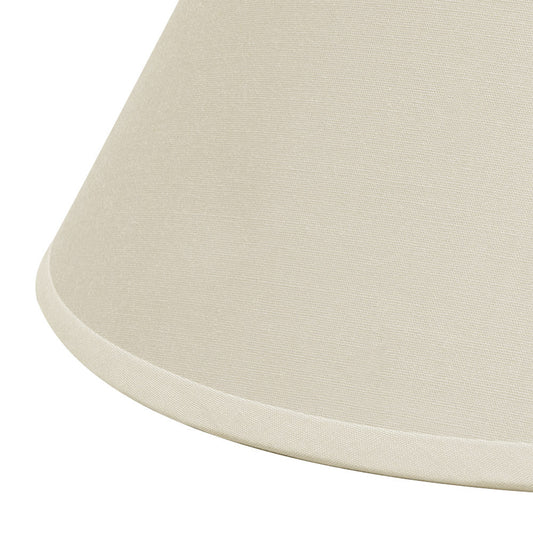 Pantalla Clara fabricada en Textil color Beis para lámpara