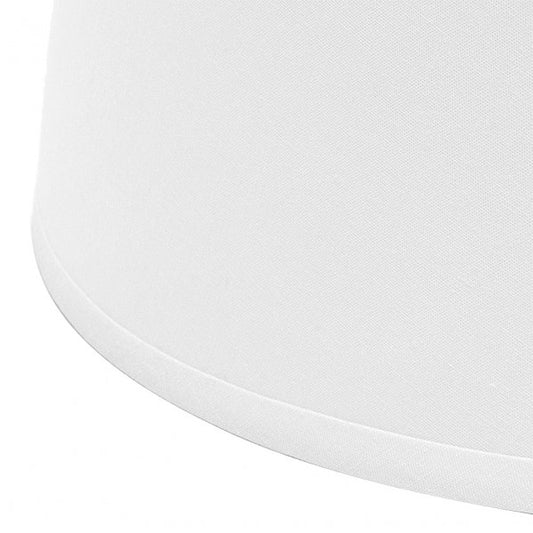 Pantalla Cónica Abierta Clara 15 cm Blanca Textil E27 Fabrilamp - imagen 2 | Fabrilamp / Abrila