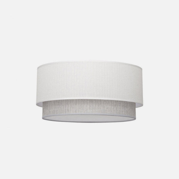 Pantalla Colgante Kenya M10 50 cm Blanco y Gris con Difusor Fabrilamp - imagen 4 | Fabrilamp / Abrila
