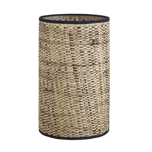 Pantalla Dafne Rafia Natural XP070-15 AJP/Alemar - Medidas. Pantallas de luzguru.com