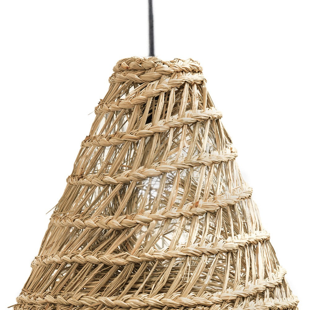Lámpara colgante de estilo natural ideal para salón