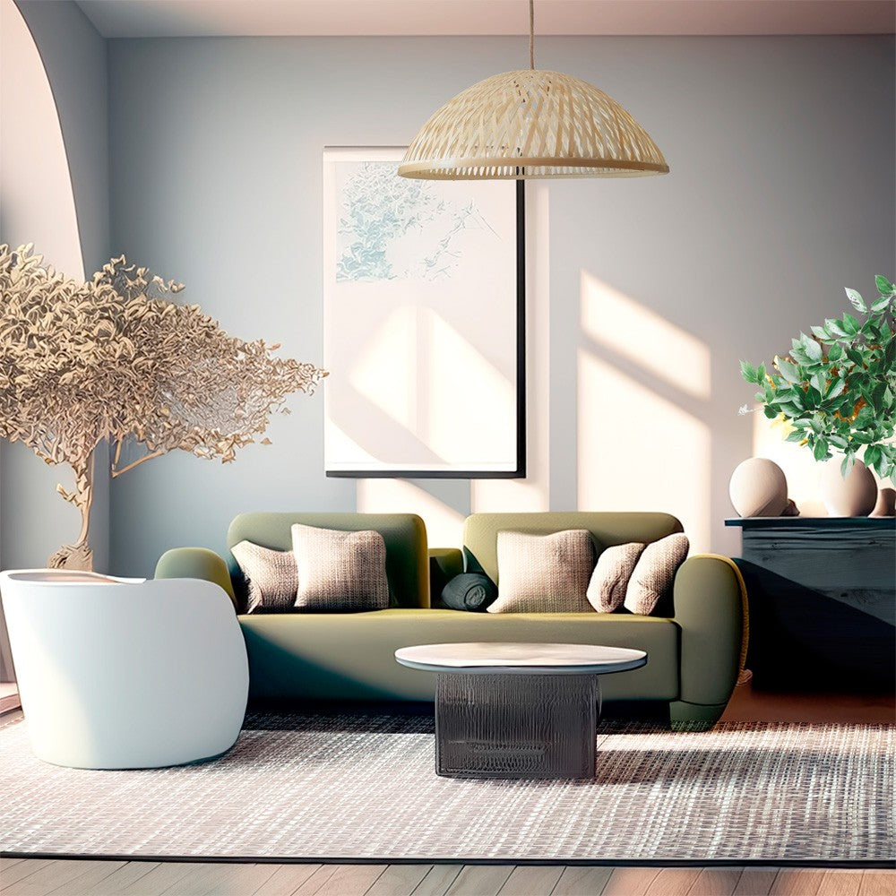 Lámpara colgante natural ideal para interior