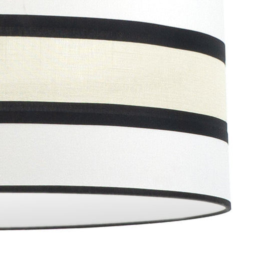 Pantalla Karla fabricada en Textil color Blanco/Beis