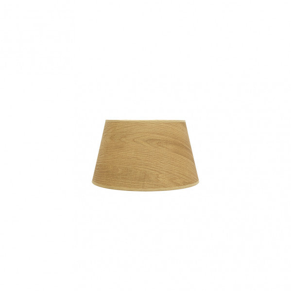 Pantalla Salma E27 20 cm Cónica Madera Clara Fabrilamp - vista principal | Fabrilamp / Abrila