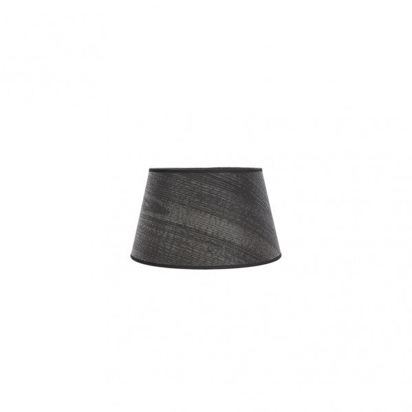 Pantalla de Lámpara Salma Cónica E27 20 cm Madera Negra Fabrilamp - vista principal | Fabrilamp / Abrila
