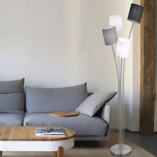 Medidas Pie de Salón Sebastien 4 Luces AJP/Alemar Ref. 10893 - luzguru.com