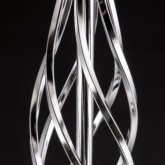 Medidas pie salón BOND cromo AJP/Alemar Ref. 10928 - LuzGuru.com