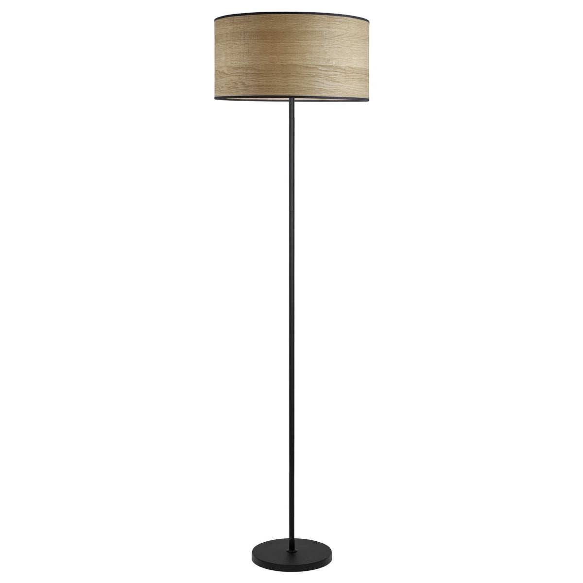 Pie de Salón Larino 1 Luz E-27 AJP / Alemar - Madera / Negro | AJP / Alemar