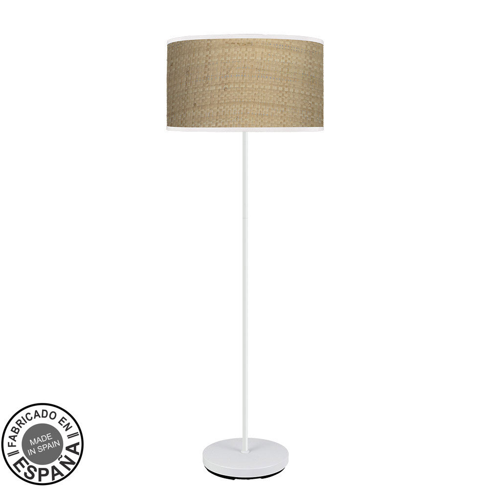 Lámpara de pie MODA Fabrilamp / Abrila con diseño de cañizo claro, referencia 212441061