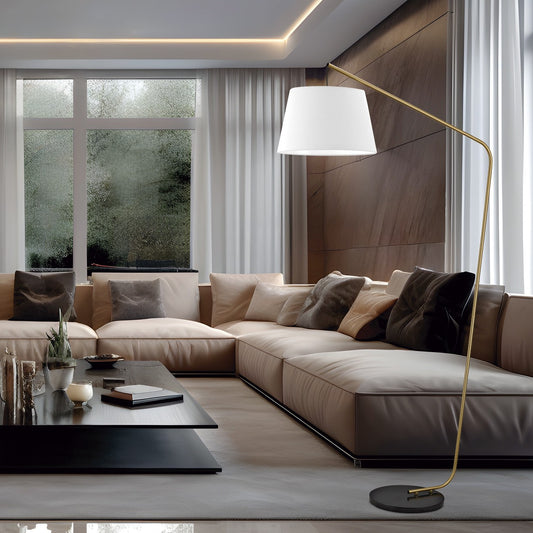 Medidas Pie Salón Talbot Latón/Blanco AJP Alemar Ref. 11609 - LuzGuru