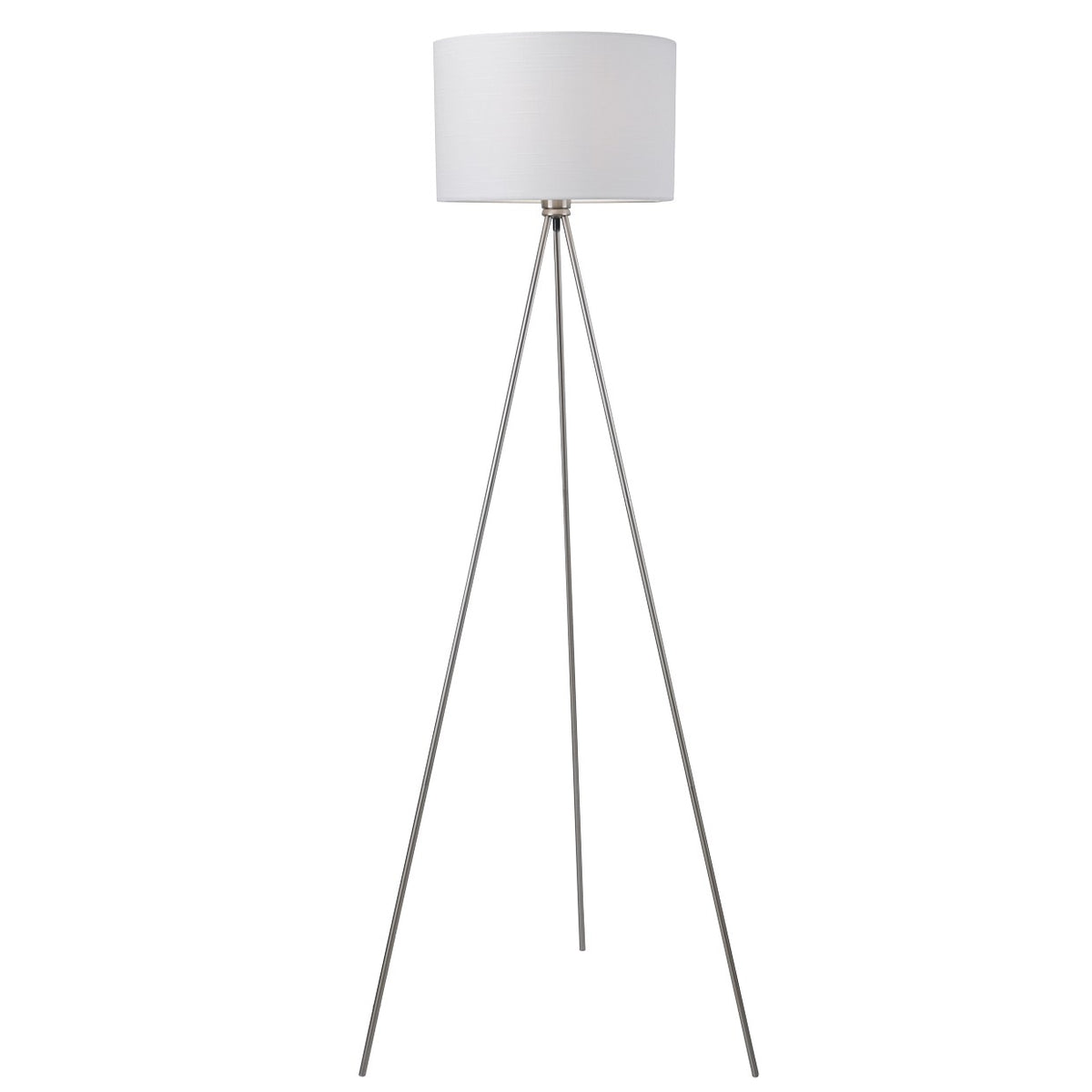 Pie de Salón Tivoli 1 Luz E-27 AJP / Alemar - Níquel Satinado | AJP / Alemar · Ref. 11937