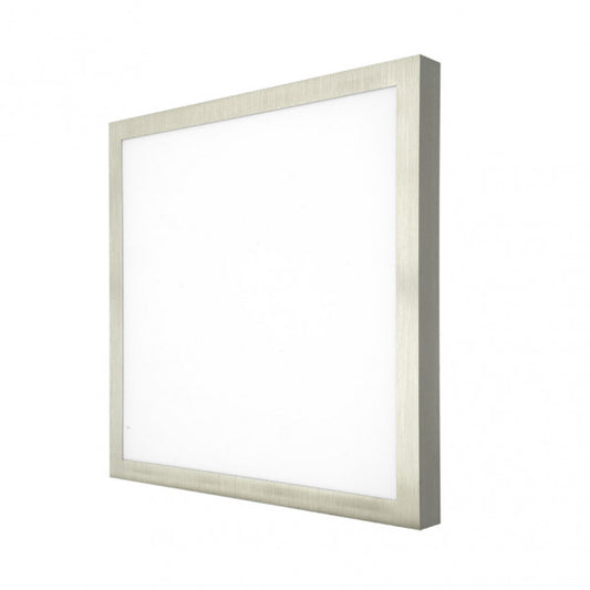 Panel LED Plano Níquel 48W 4000K 50x50cm de Fabrilamp, detalle
