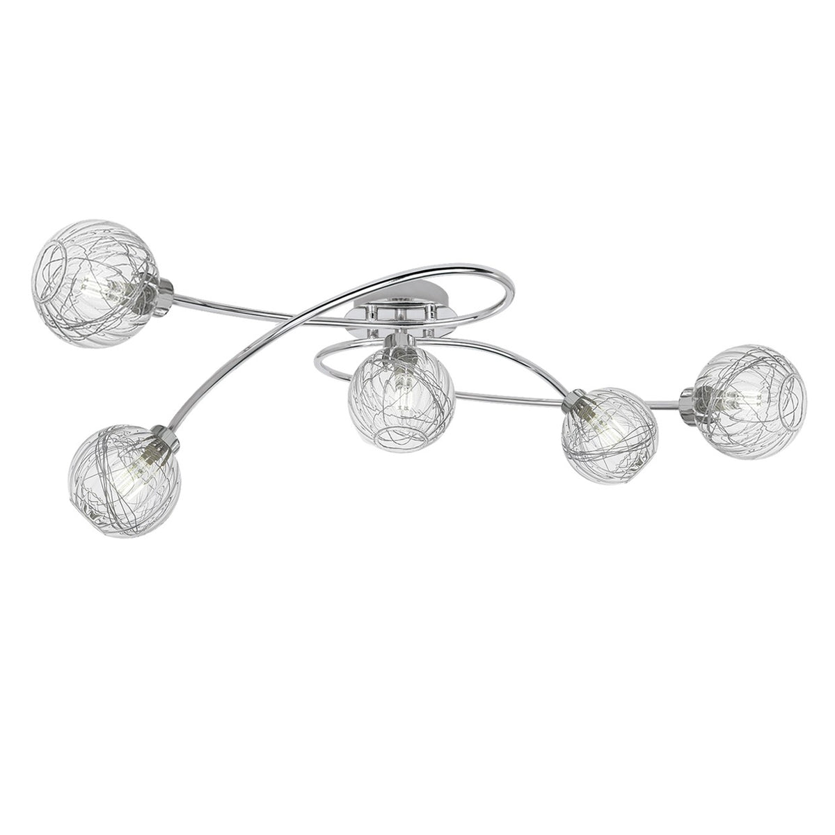 Plafón Rolo 5 Luces G9 AJP / Alemar - Cromo | AJP / Alemar