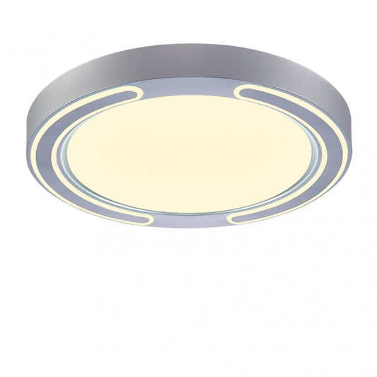 Plafón LED Asher 72W Plata 50 cm con Mando a Distancia Fabrilamp - imagen 2 | Fabrilamp / Abrila