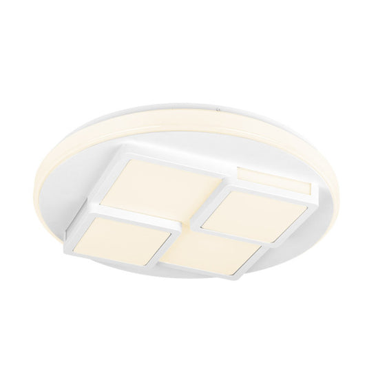Plafón Lavi 96W LED Blanco, detalle del diseño, Fabrilamp