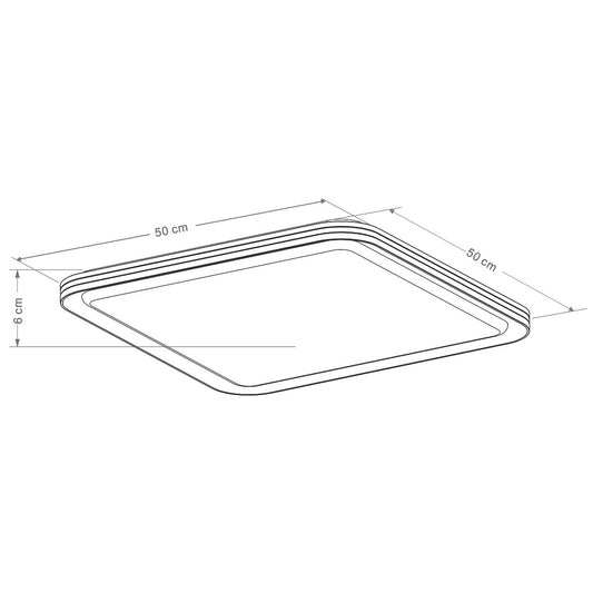 Plafón de Techo LED Clove 50 cm 72W Blanco AJP Alemar - imagen 2 | AJP / Alemar