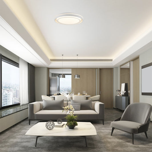 Plafón Nasot fabricado en LED color Blanco