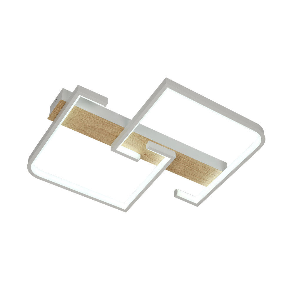 Plafón LED Frondella Blanco y Haya Fabrilamp / Abrila 244987668