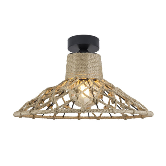 Medidas Plafón Korfu Negro-Cuerda AJP/Alemar Ref. 11053 - LuzGuru