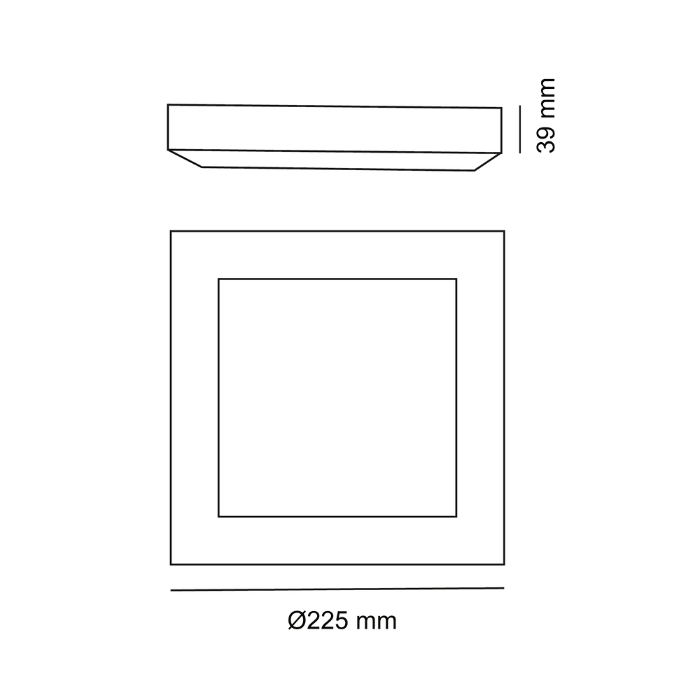 Luminaria de techo moderna y funcional ideal para cocina