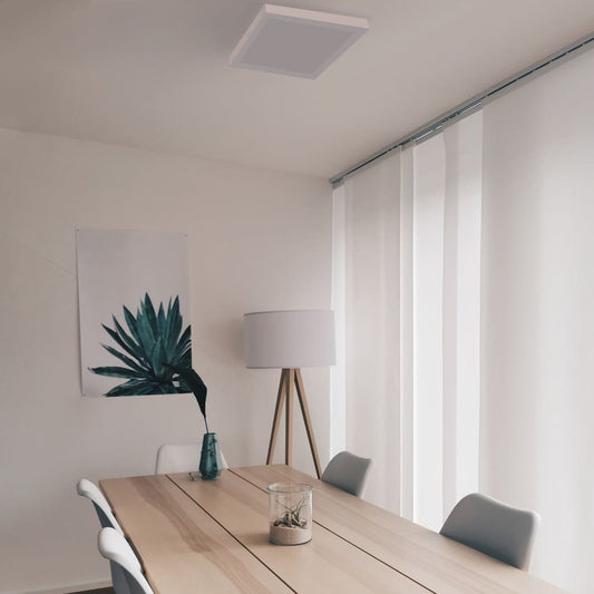 Plafón Know fabricado en Aluminio color Blanco