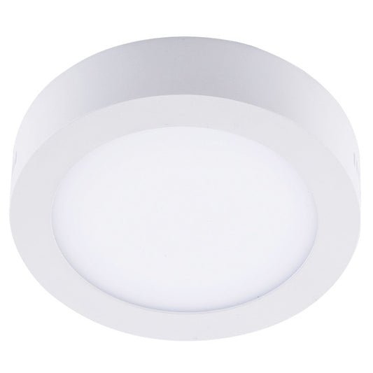 Plafón Gelys fabricado en aluminio blanco con difusor acrílico