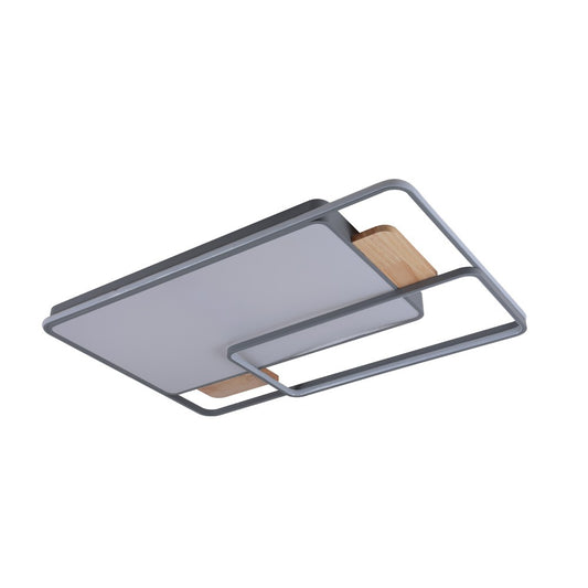 Plafón Indus fabricado en difusor color blanco con tecnología 3CCT