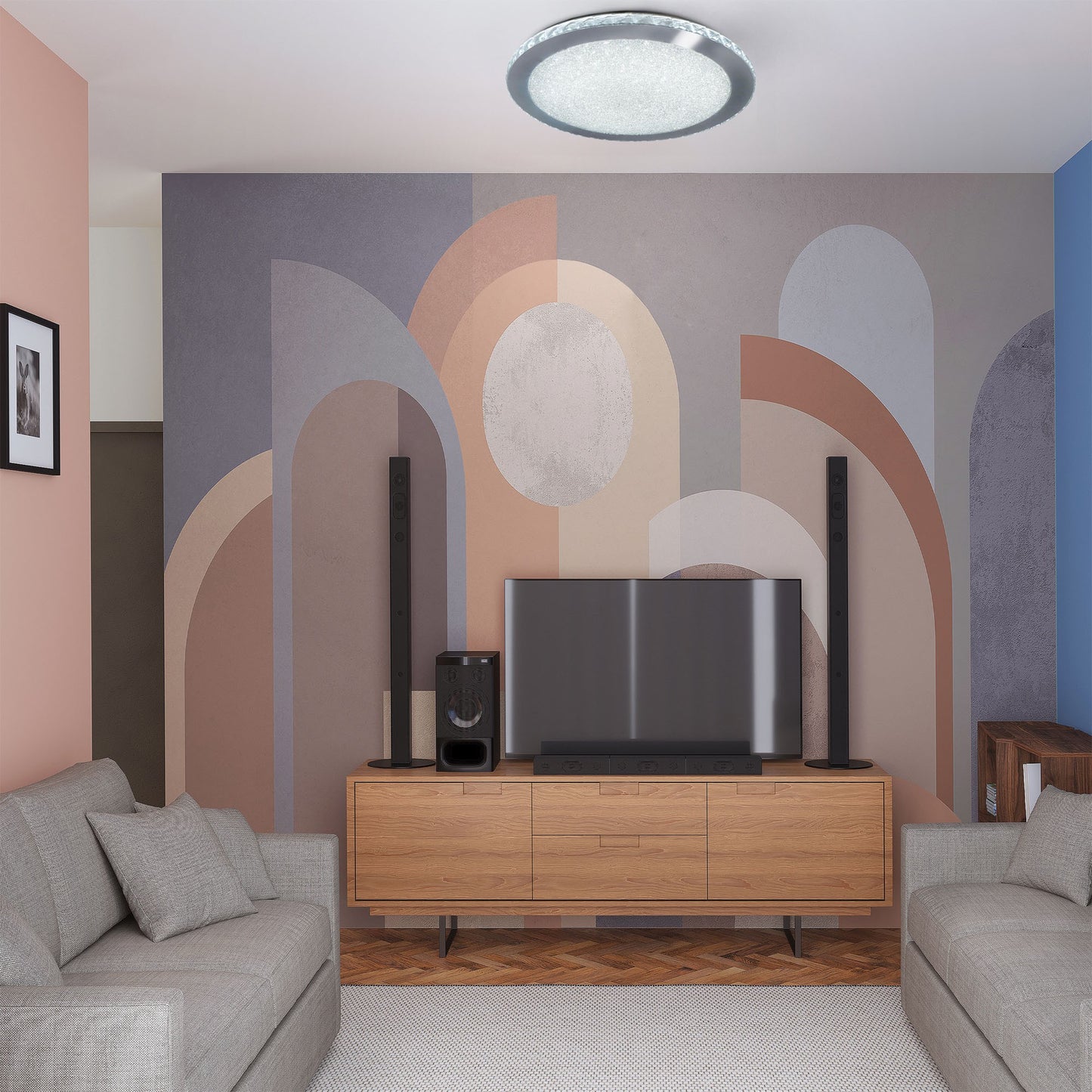 Plafón moderno ideal para salón