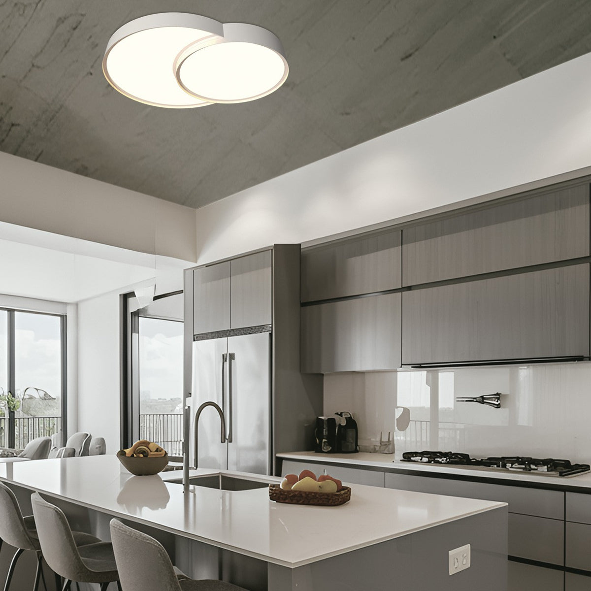 Plafón Niro LED AJP / Alemar - Blanco | AJP / Alemar · Ref. 11663