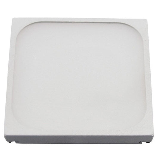 Plafón fabricado en Aluminio color Blanco Neutro