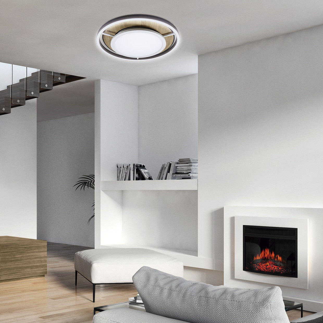 Medidas Plafón LED Tala Blanco 40W AJP/Alemar Ref. 11812 - luzguru.com