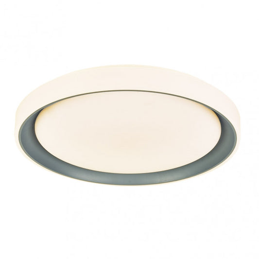 Plafón Luanda 72W LED Gris y Blanco - Detalle del diseño