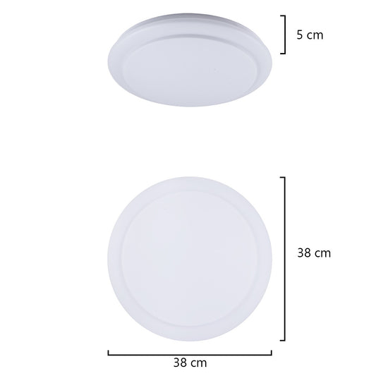 Medidas Plafón LED Nuno Blanco 48W AJP/Alemar Ref. 11168 - LuzGuru