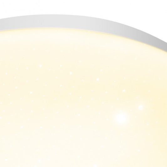 Plafón de Techo LED Calígula 12W 26 cm Efecto Estrellado Blanco Fabrilamp - imagen 2 | Fabrilamp / Abrila