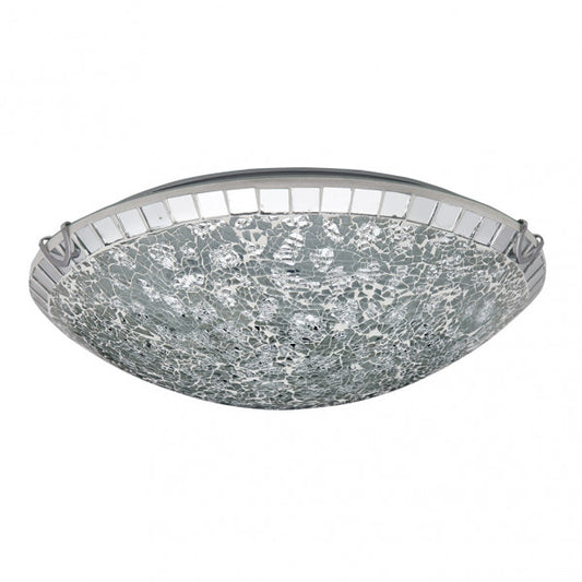 Plafón de Techo Tenor 40 cm Mosaico Cromo 3xE27 Fabrilamp - imagen 2 | Fabrilamp / Abrila