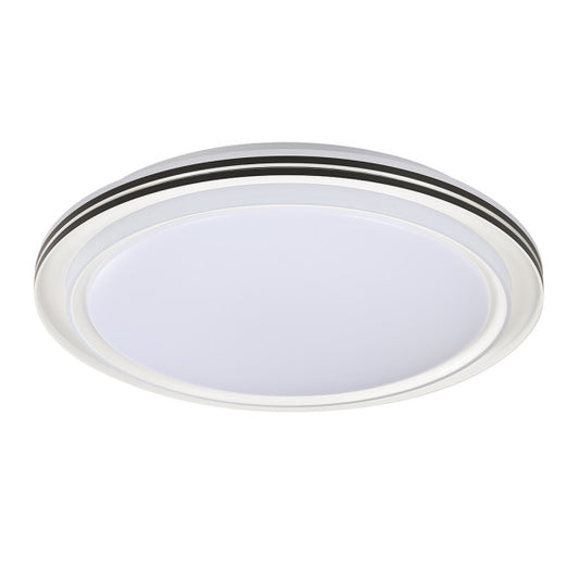 Plafón de Techo LED Yunke 144 W 50 cm con Mando Fabrilamp - Blanco / Negro | Fabrilamp / Abrila · Ref. 243985009