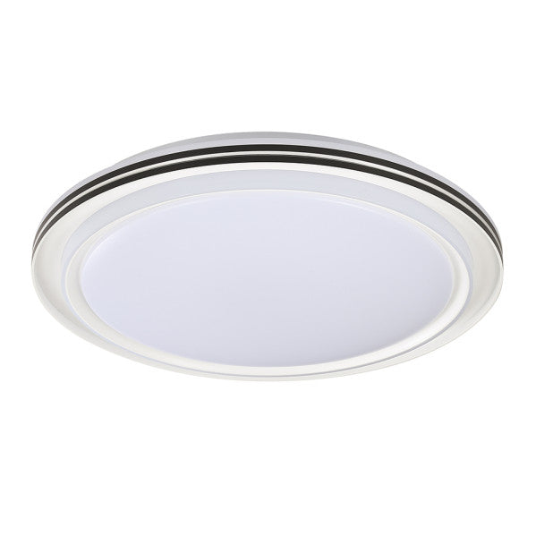 Plafón de Techo LED Yunke con Mando Fabrilamp - 40 cm, Negro | Fabrilamp / Abrila · Ref. 243984009