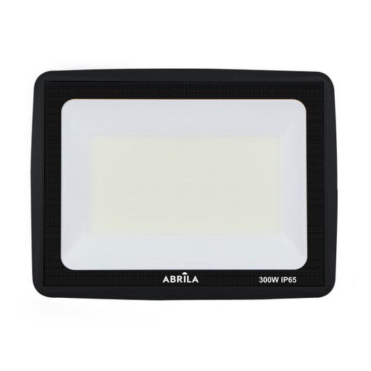 Proyector Zircon 300W 6500K Negro de Fabrilamp, vista lateral.