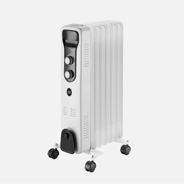 Radiador de Aceite Eléctrico Brasilia 1500 W 7 Elementos Blanco Fabrilamp - vista principal | Fabrilamp / Abrila