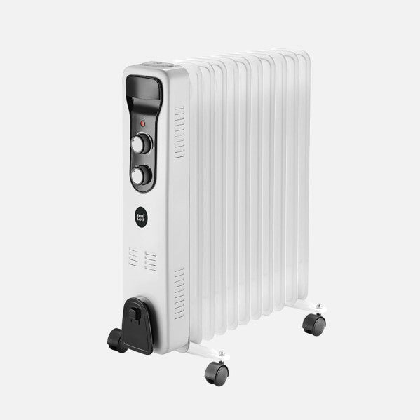 Radiador de Aceite Eléctrico Brasilia 2500 W 11 Elementos Blanco Fabrilamp - vista principal | Fabrilamp / Abrila