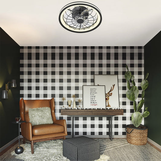 Rafale fabricado en metal color negro con aspas de PC