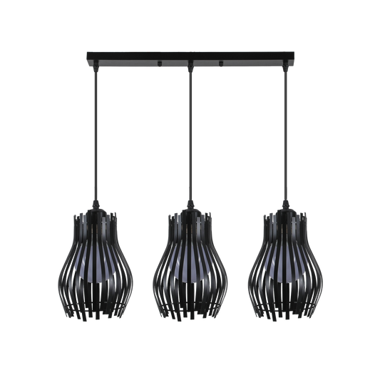 Lámpara Colgante Ragusa 3 Luces E27 Metal Fabrilamp - vista principal | Fabrilamp / Abrila · Ref. 224493009