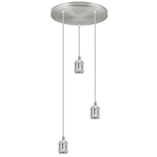 Medidas de la Lámpara Redonda ELKAN Ref. 60327 de AJP/Alemar en níquel satinado - luzguru.com