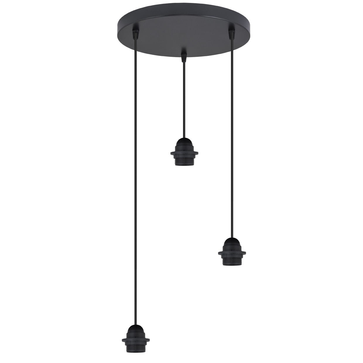 Medidas Lámpara Techo Redondo Larrue Negra AJP/Alemar Ref. 60297 - luzguru.com